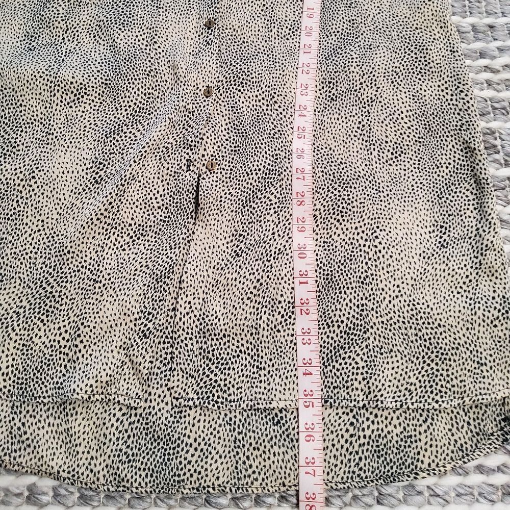 Zara Animal Print Longline Blouse Tunic Dress Size XL - Picture 15 of 16